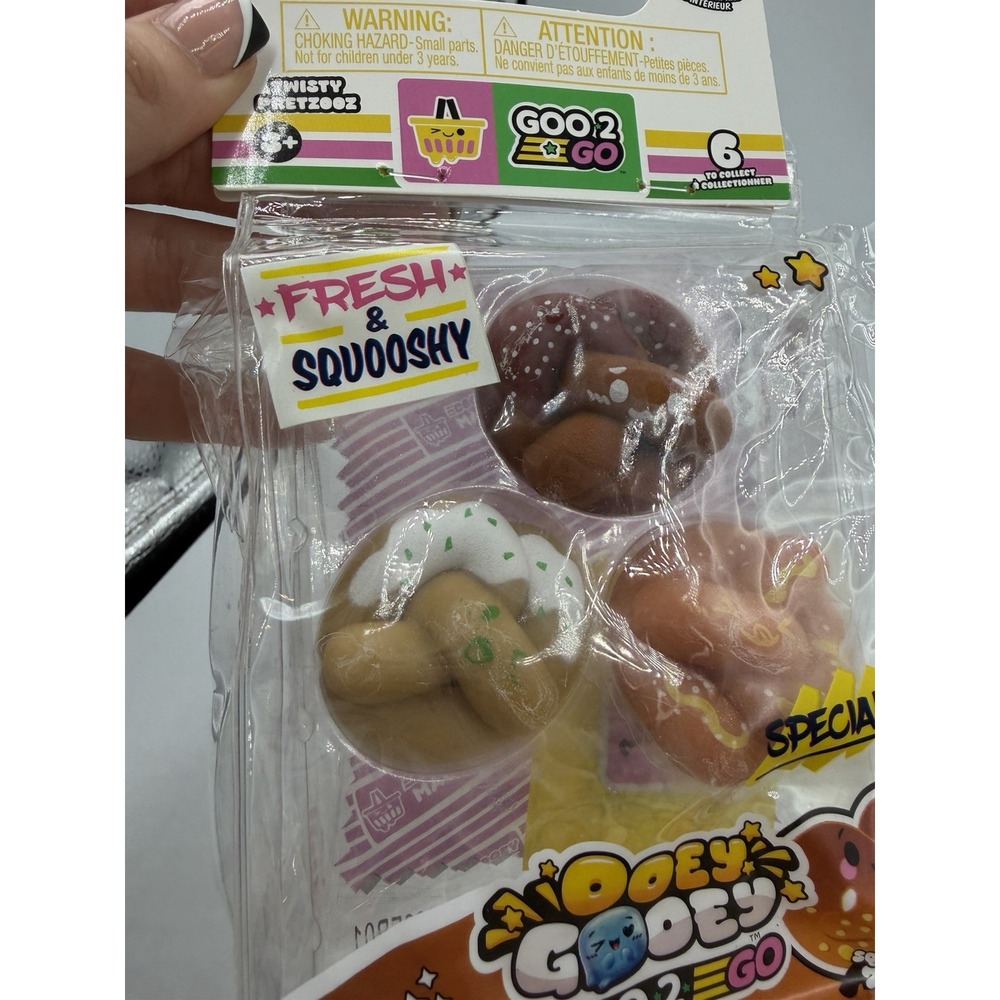 Goo 2 Go Dooes Goodies Fresh & Squooshy 3pc Squishy Collectible Set New - Picture 3 of 7